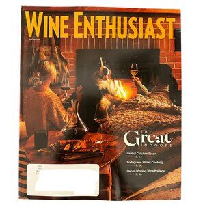 Wine Enthusiast Magazine Winter 2026 The Great Indoors Win Pairings Recipes